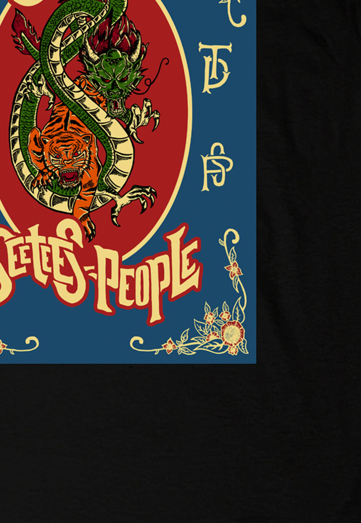 Blu Dragon and Tiger | T-shirt