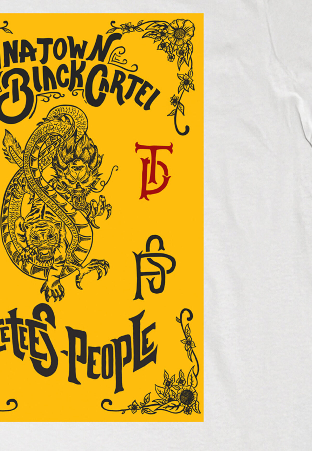 Yellow Dragon and Tiger | T-shirt