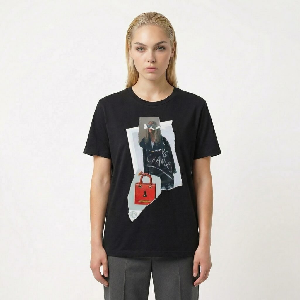 T-shirt cotone organico Gots Seetees | Fronte