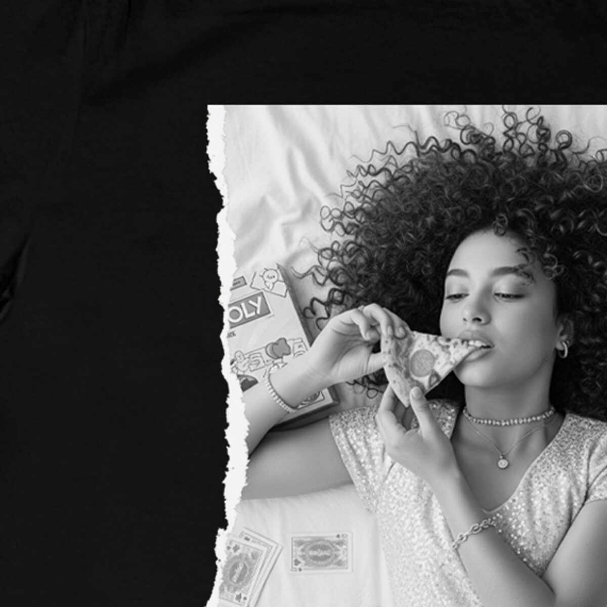 Eating Pizza | T-shirt