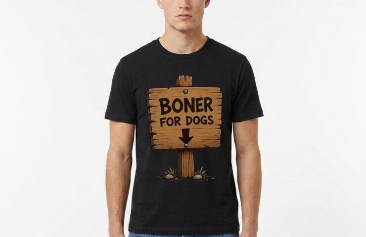 Seetees x Yubi Boner front T-shirt Boner Seetees x Yubi Abbigliamento Fetish Puppy Play
